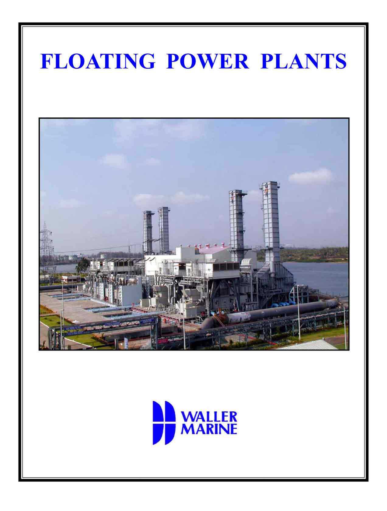 PDF of Waller Marine's power barge brochure