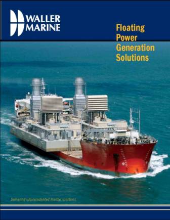 PDF of Waller Marine's power barge brochure