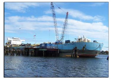 Image of Cianbro Project's supply vessel for deep-water drilling rigs