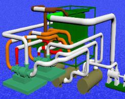 Image of Rhino piping design