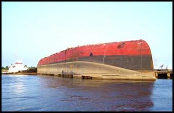 Image of the DBL salvage by Waller Marine