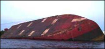 Image of the DBL salvage by Waller Marine